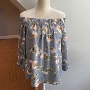 Entro Off Shoulder Floral Top
